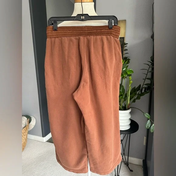 Vince Terracotta wide leg cropped pants, size large - Picture 5 of 12